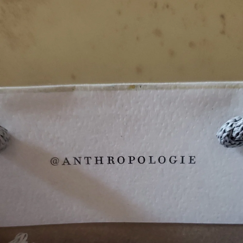 Anthropologie Monogram 'A' Gift Bag - Green and Yellow